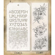 Floral Outlines Schoolhouse Alpha Dot Fade TH-THMM138