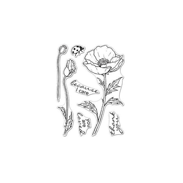 Florals Poppy HA-CM503