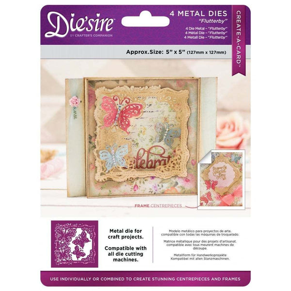Flutterby Metal Die DS-CAD-FLU