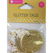 Gold Glitter Tag HA-AC0581