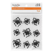 Halloween 3D Flocked Spiders R-718567
