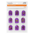 Halloween 3D Purple and Gold Tombstones R-718588