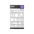 Happy Holidays Cover Plate Fancy Die HA-DI913