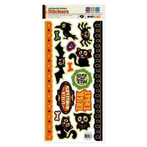 Heebie Jeebies Embossed Cardstock WRM-41473-5