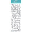 Live and Laugh Silver Glitter Words 50-30194