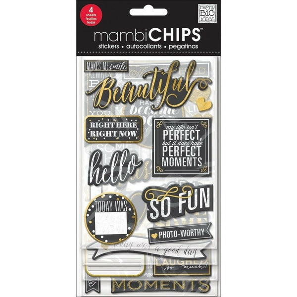 Makes Me Smile Gold Chalk MBI-CBVX-51
