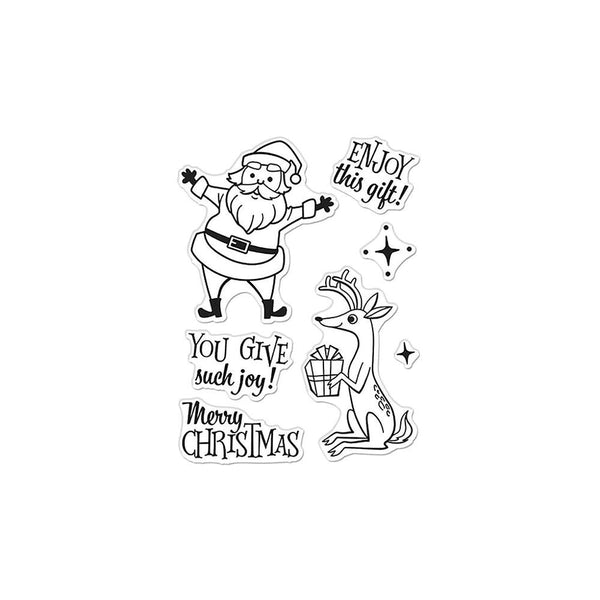 Merry Christmas Santa and Reindeer Set HA-CM533