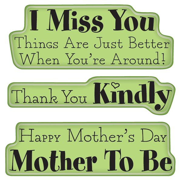 Mother Thanks Expressions Mini Cling I-60-60234