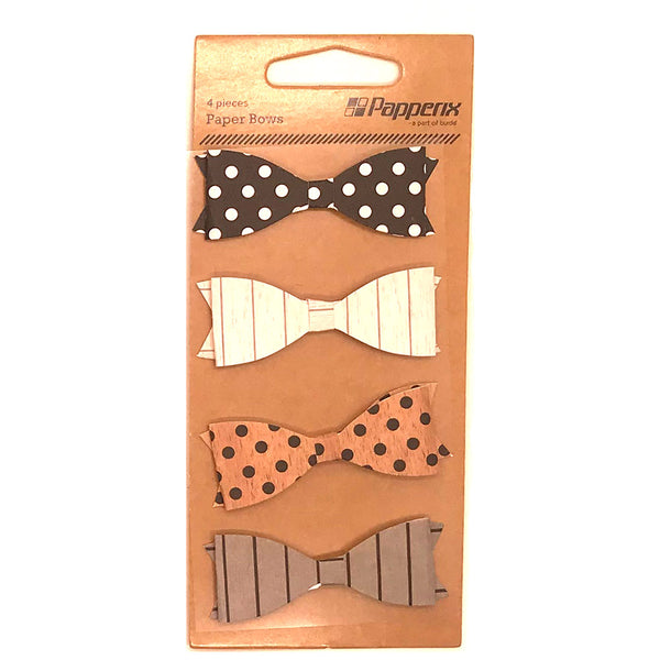 Neutral Paper Bows PPR-943900-18
