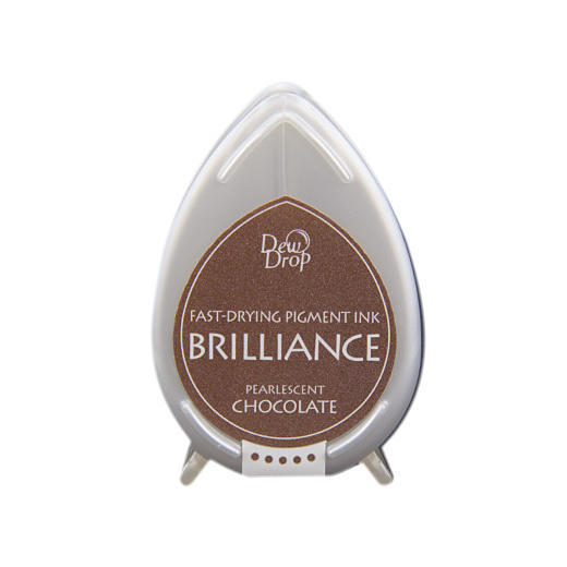 Pearlescent Chocolate Brilliance Dew Drop Ink Pad BD-76