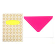 Pink and Yellow A6 Cards and Envelopes 50-10052