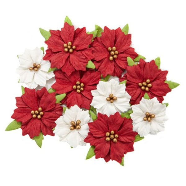 Poinsettia Paper Flowers R-603184