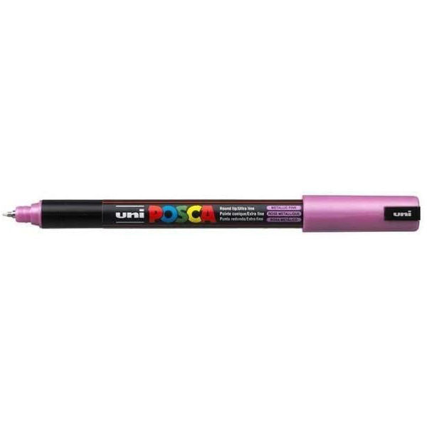 Posca Paint Marker PC-1MR 0.7mm Pin Metallic Pink