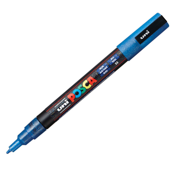 Posca Paint Marker PC-3M 0.9-1.3mm Glitter Blue