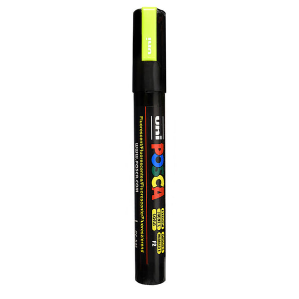 Posca Paint Marker PC-5M 1.8-2.5mm Fluorescent Yellow