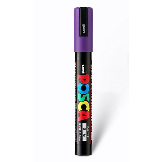 Posca Paint Marker PC-5M 1.8-2.5mm Violet – Cozys Scrapbooking