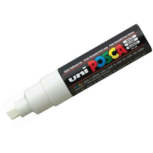 Posca Paint Marker PC-8K 8mm White – Cozys Scrapbooking