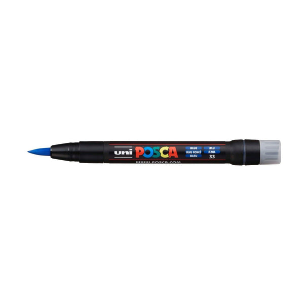 Posca Paint Marker PCF-350 Free Size Brush Blue
