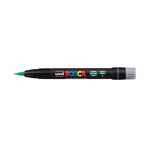 Posca Paint Marker PCF-350 Free Size Brush Green