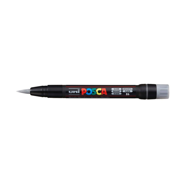 Posca Paint Marker PCF-350 Free Size Brush Silver