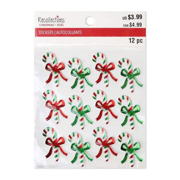 Red White and Green Mini Candy Canes R-757827