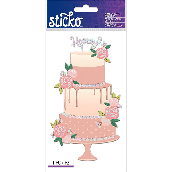 Rose Wedding Cake S-8601701