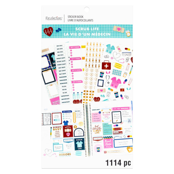Scrub Life Sticker Book R-655500