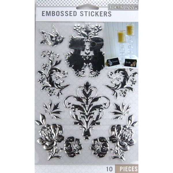 Silver Foil Wedding Embossed KCO-30-685741