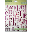 Spring Alpha Die-Cut Stickers KCO-30-669284