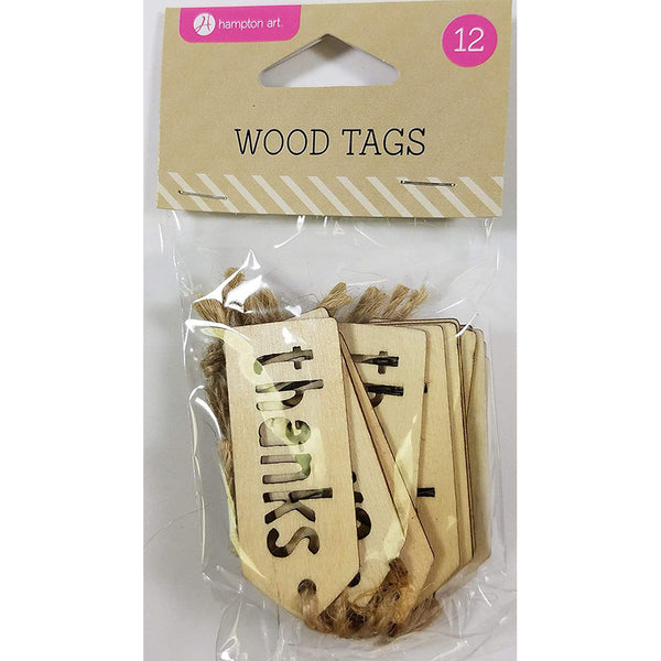 Thanks Wooden Tags HA-AC0580