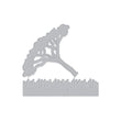 Thorn Tree and Grasses Fancy Die HA-DI399