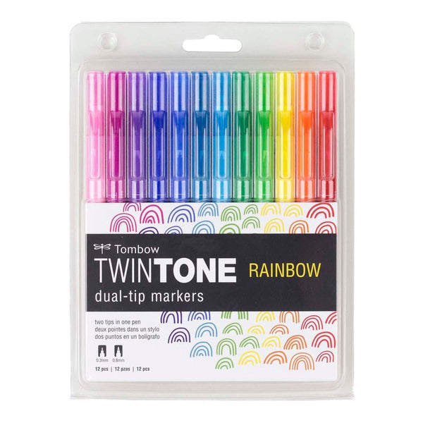 Twintone Dual Tip Markers Rainbow TOM-61526