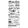 Vacation Clear Words M-HL-235