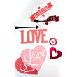 Valentine Die Cut Pack 50-30353