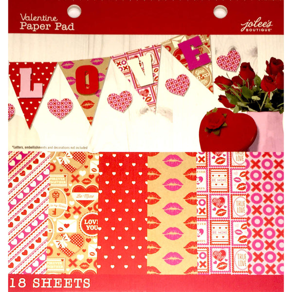 Valentine 8" x 8" Paper Pad 50-30356