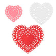 Valentines Day Heart Doilies R-679367