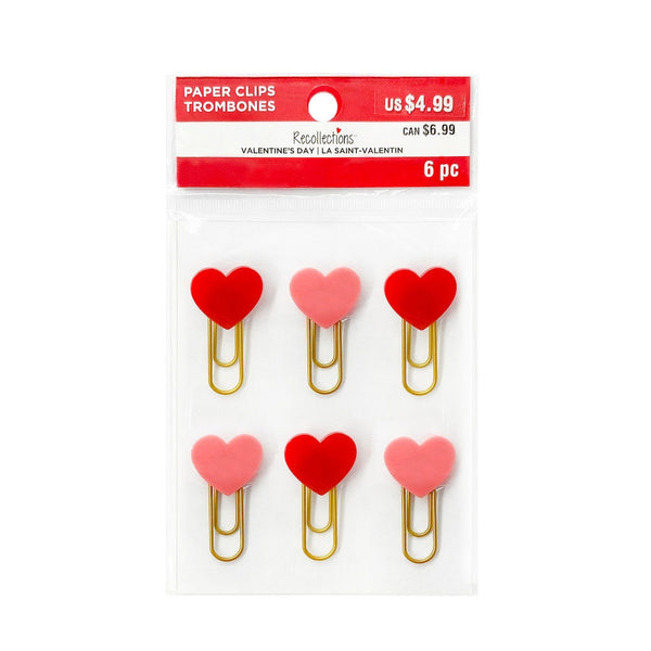 Valentines Day Heart Paper Clips R-679136