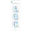 Watercolor Alphabet Chipboard M-34721