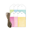Watercolor Tags with Twine HA-AC0598